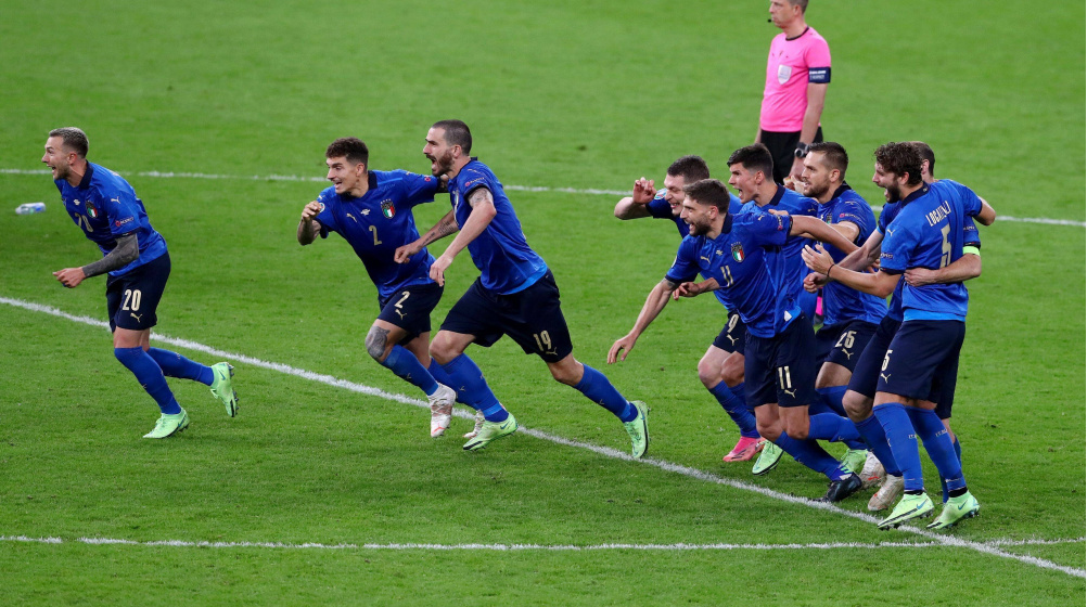 Italien im EM-Finale: Squadra Azzurra ringt Spanien im Elferschießen nieder