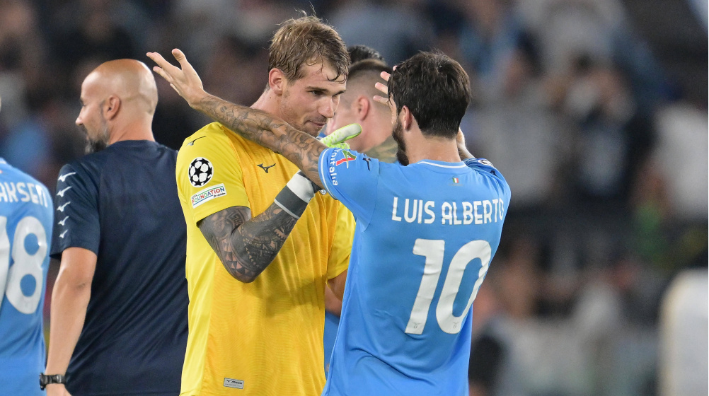 Lazio Roms Provedel 4. Torwart mit Champions-League-Treffer: Wie Butt