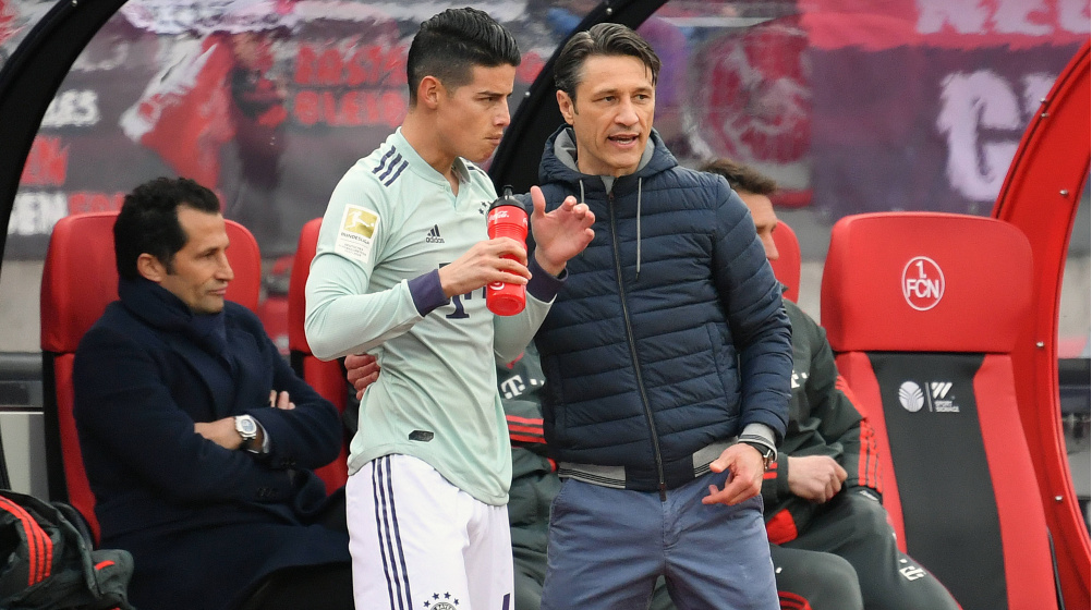 Kovac against Bayern bosses: James exit decided - Juve transfer due to Zidane?