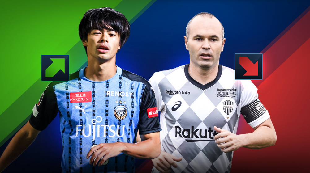 Market values Japan: 3100% plus for Mitoma - Iniesta drops but remains 2nd
