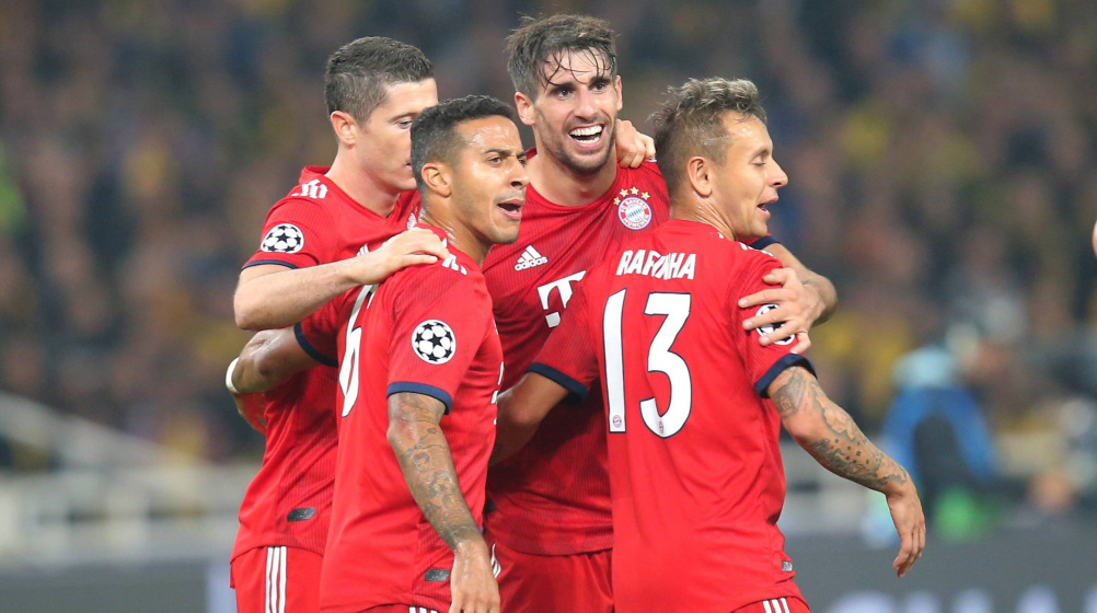 Zwei Tore innerhalb von zwei Minuten: FC Bayern siegt glanzlos in Athen