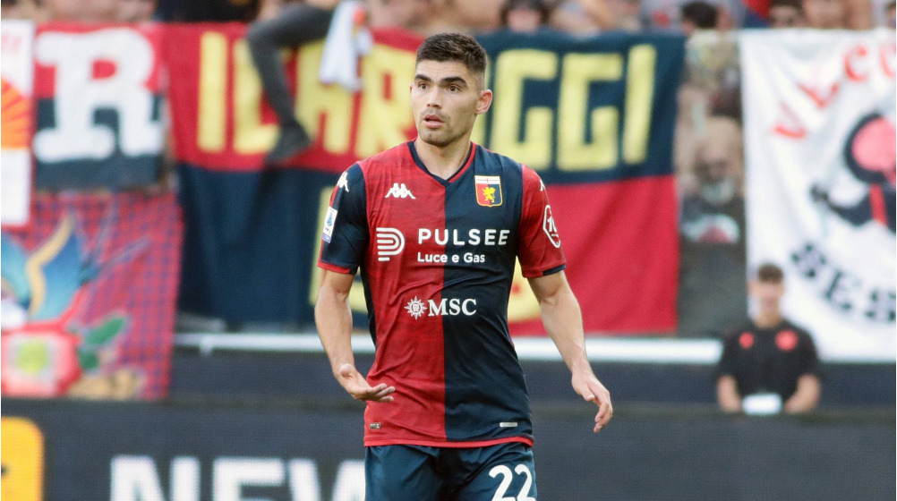 El Genoa anunció la renovación de Johan Vásquez hasta 2027
