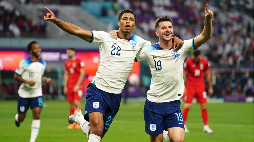 England mit starkem Auftakt gegen Iran – Bellingham neu in Top-10 der jüngsten WM-Torschützen
