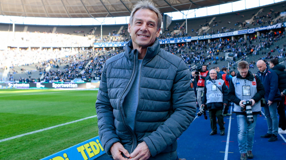 Klinsmann über Hertha BSC: „Traurig, den Verein dort zu sehen, wo er jetzt ist“