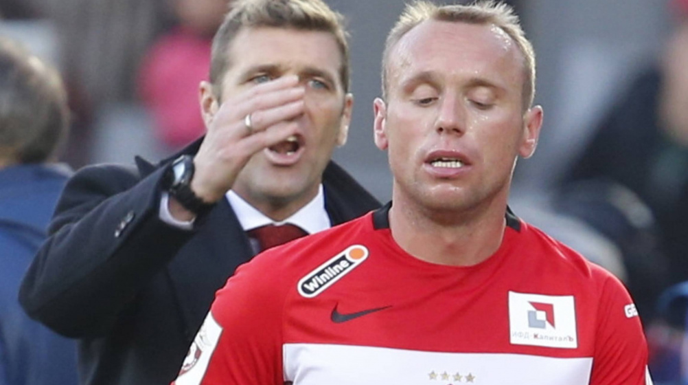 Schmähgedicht gegen Coach Carrera geliked: Spartak suspendiert Glushakov & Eshchenko
