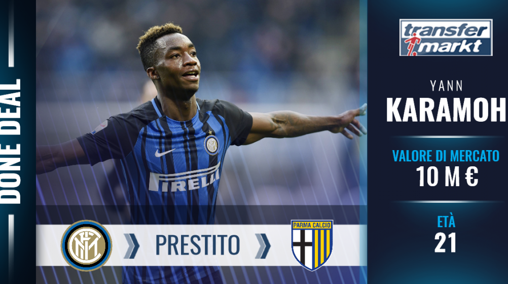 Parma: dopo Inglese ecco Karamoh dall'Inter