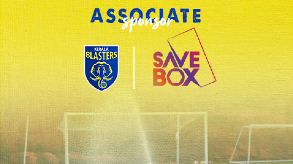 Save Box & Kerala Blasters join hands - The bidding platform becomes Associate Sponsor 