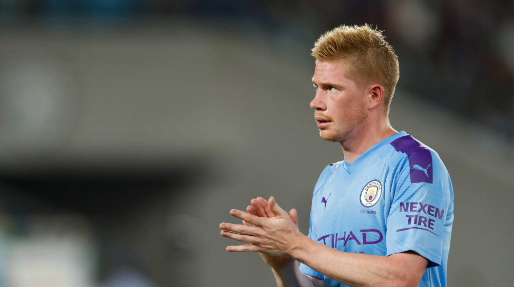 Manchester City: „De Bruyne wird vier bis sechs Wochen ausfallen“