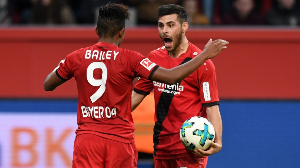 Bayer holt Rückstand in Unterzahl auf – Bayern souverän gegen Augsburg