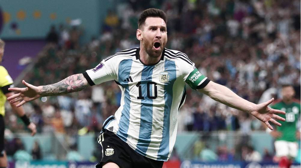 WM 2022: Argentiniens Lionel Messi egalisiert Lothar Matthäus‘ Rekord