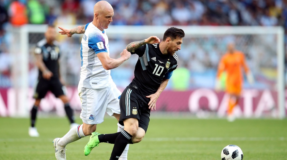 MŚ 2018 - Argentyna - Islandia 1:1 