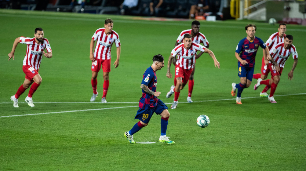 Leo Messi alcanza los 700 goles en el empate entre Barça y Atlético
