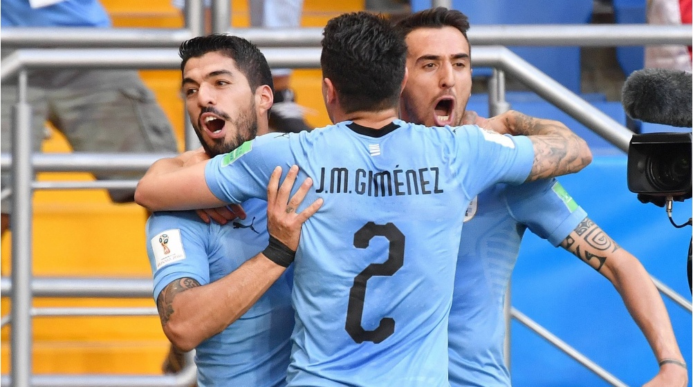 Suárez trifft im 100. Länderspiel: Uruguay müht sich zum Sieg gegen Saudi-Arabien