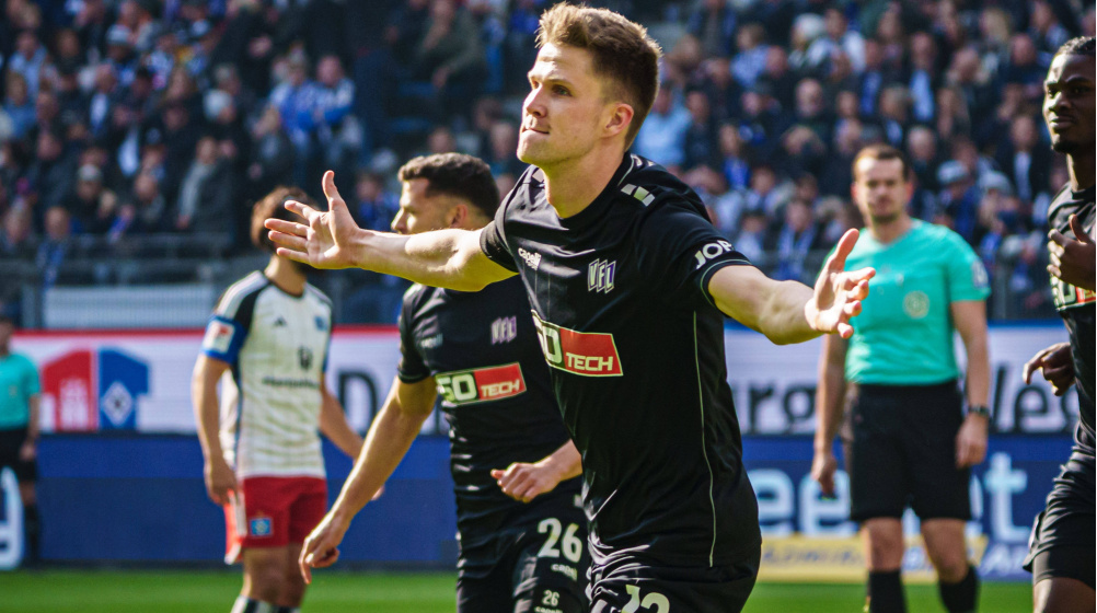 2. Liga: VfL Osnabrück schlägt HSV erneut – Wiesbaden gewinnt Aufsteiger-Duell