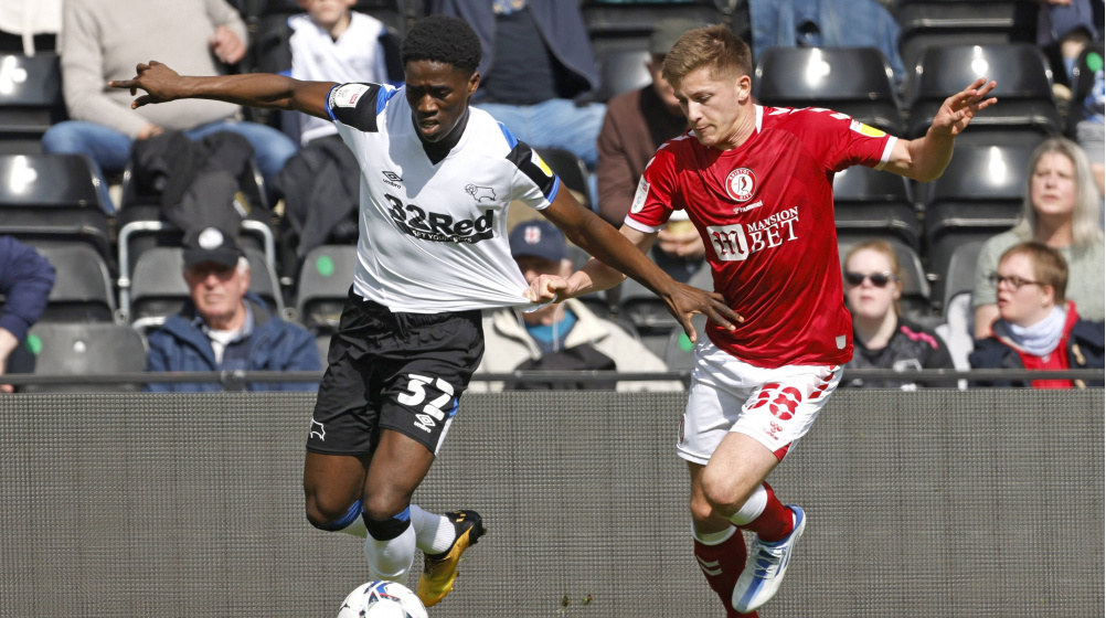 Crystal Palace holt Offensivtalent Malcolm Ebiowei von Derby County
