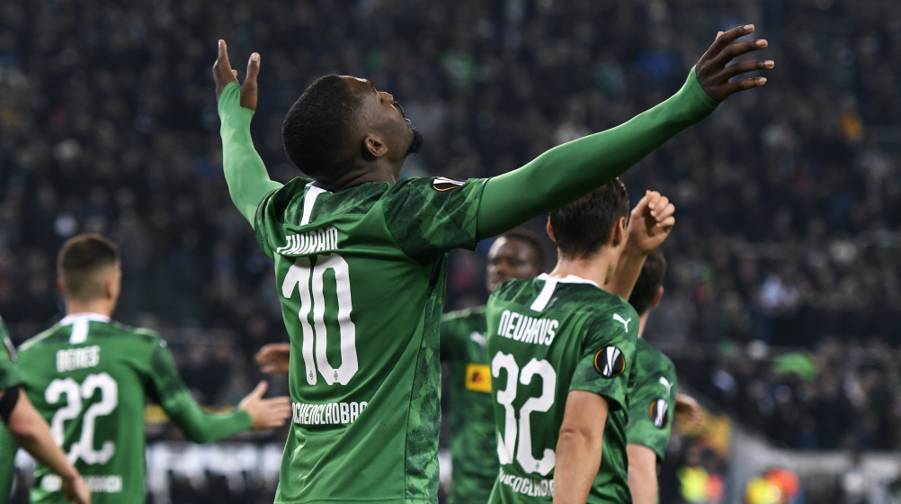 Thuram mit dem Last-Minute-Tor: Gladbach schlägt Rom – Wolfsburg verliert gegen Gent