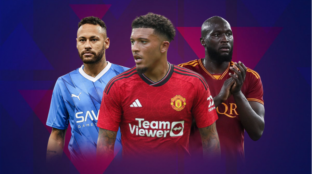 Neymar, Sancho and Lukaku - Which players lost the most market value in 2023?