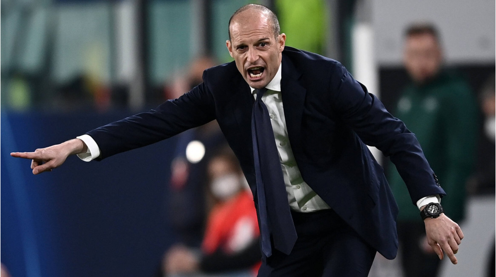 Juventus Turin: Trainer Allegri glaubt trotz Punktabzug an CL-Quali