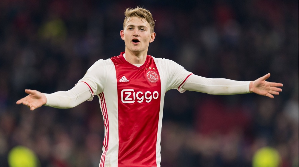 Ajax prolonga contrato do defesa-central Matthijs de Ligt até 2021
