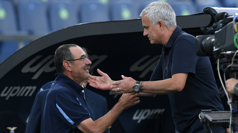 Sarri schlägt Mourinho im Derby Lazio gegen AS Roma – SSC Napoli 6. Sieg