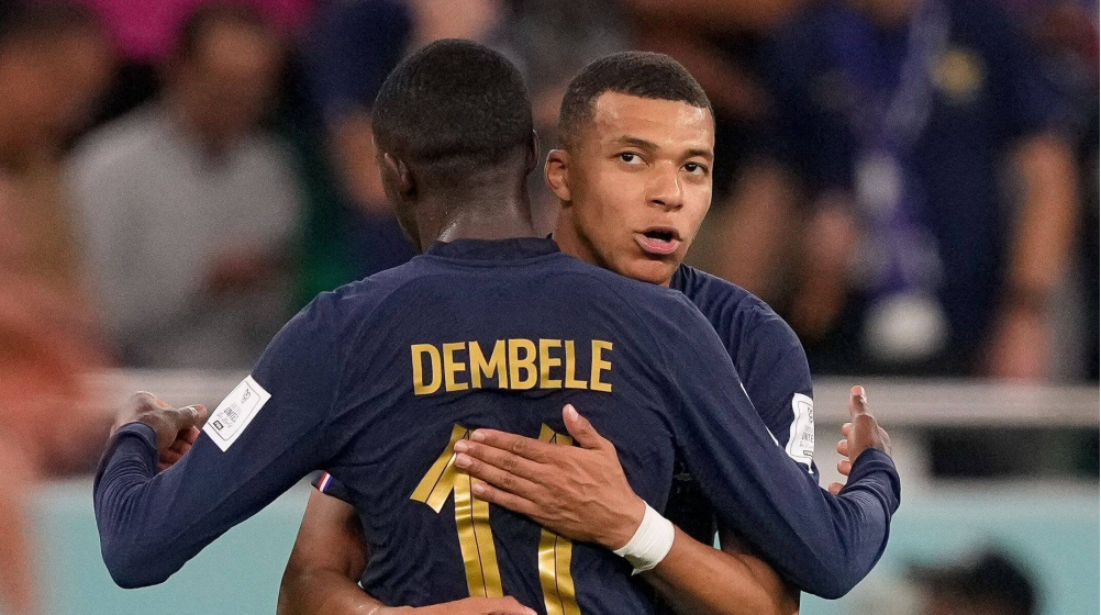 Mbappé, Tchouameni, Dembélé... sept français dans le onze combiné des demi-finales