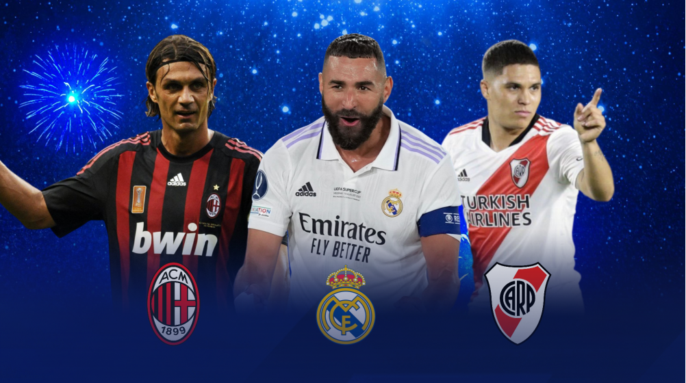 Trofei internazionali: il Real Madrid allunga, Milan sempre sul podio