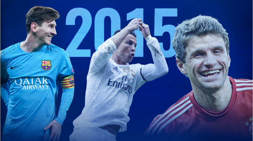 2015: Neymar breaks into top 3 - Barca and Real Madrid dominate