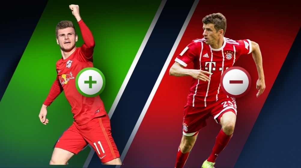 Bundesliga-Marktwerte: Größtes Plus für Werner, nächstes Minus für Müller
