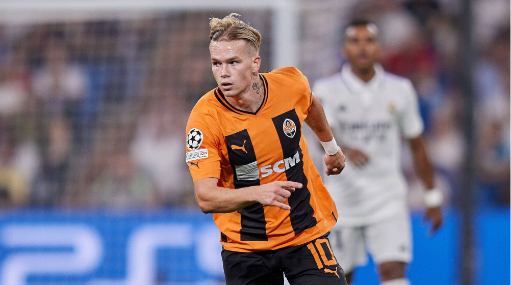 Chelsea beat Arsenal to sign Mykhailo Mudryk - Shakhtar's audacious €100m price tag met