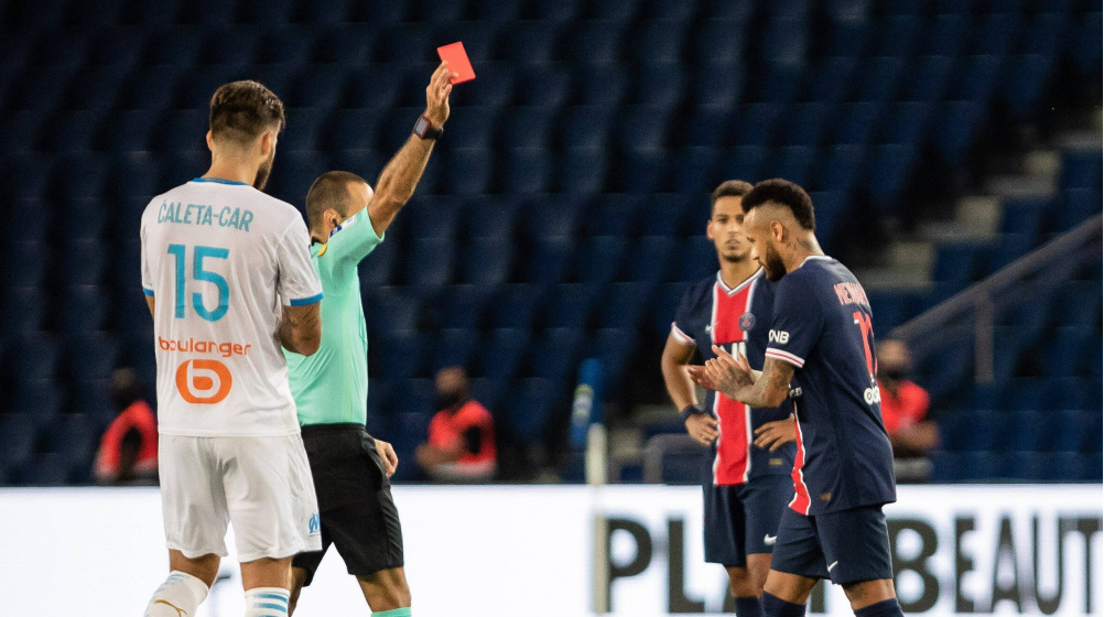 Rot für Neymar & Co.: PSG verliert gegen OM – 5 Platzverweise in Nachspielzeit 
