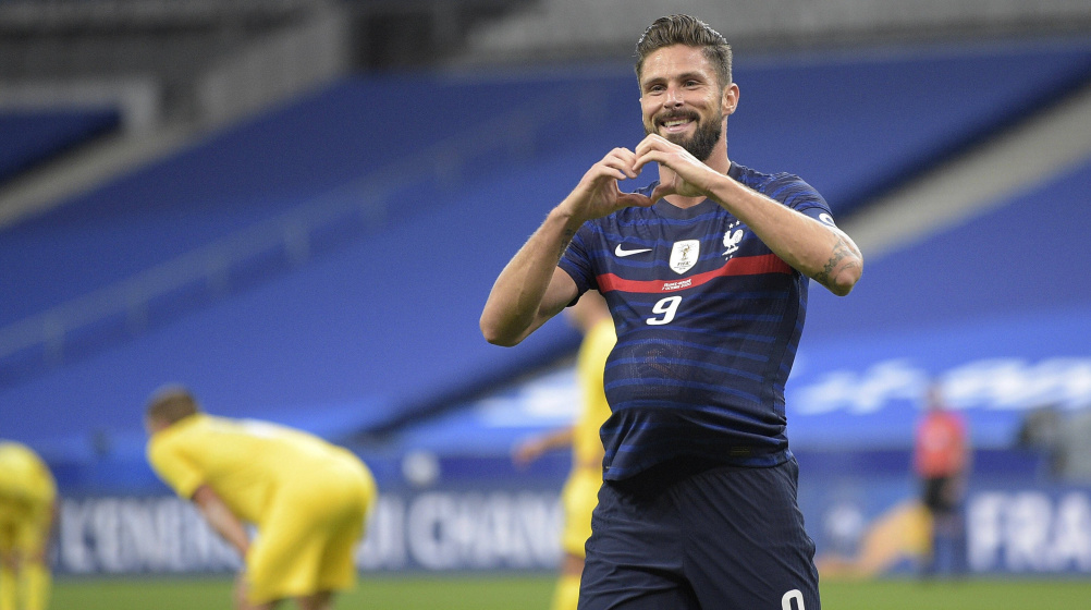 Olivier Giroud eyes Chelsea exit - Wants to play for France at the Euros