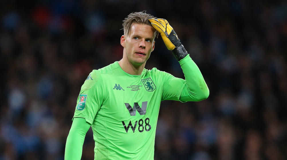 Former Villa goalkeeper Nyland joins Norwich - Contract until the end of the season