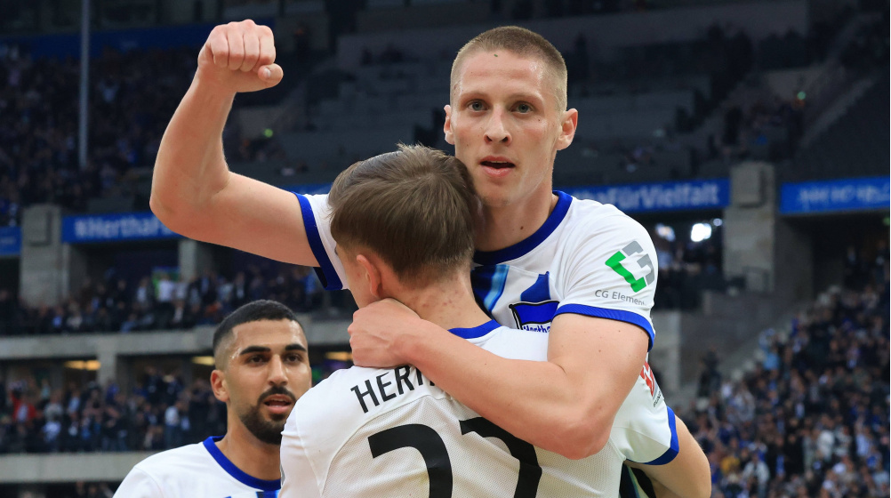 Deutlicher Hertha-Sieg gegen Rostock – Fürth schockt Lautern
