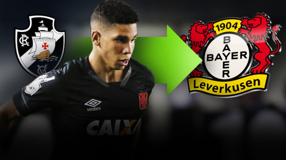 Bayer Leverkusen verpflichtet brasilianisches Talent Paulinho