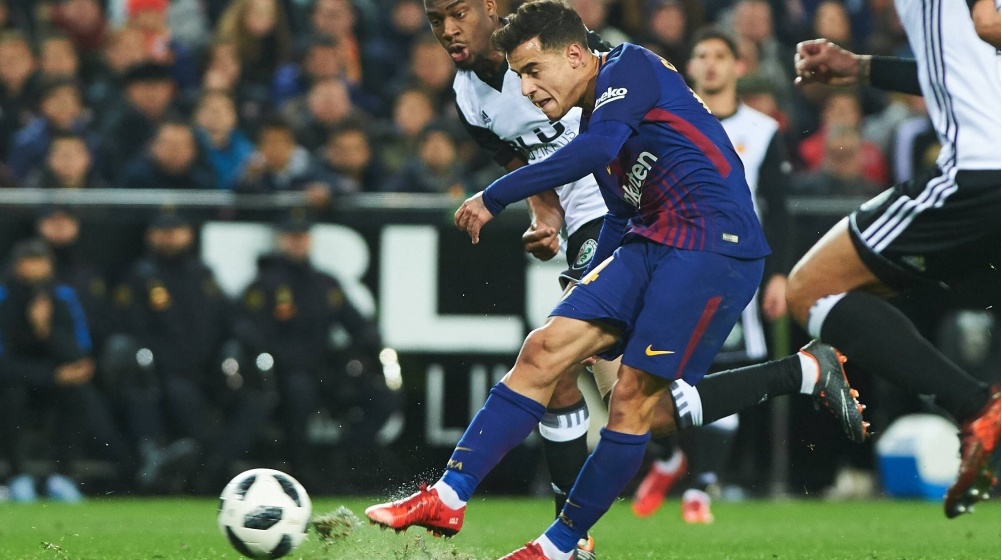 120-Millionen-Zugang Coutinho trifft bei Finaleinzug des FC Barcelona 