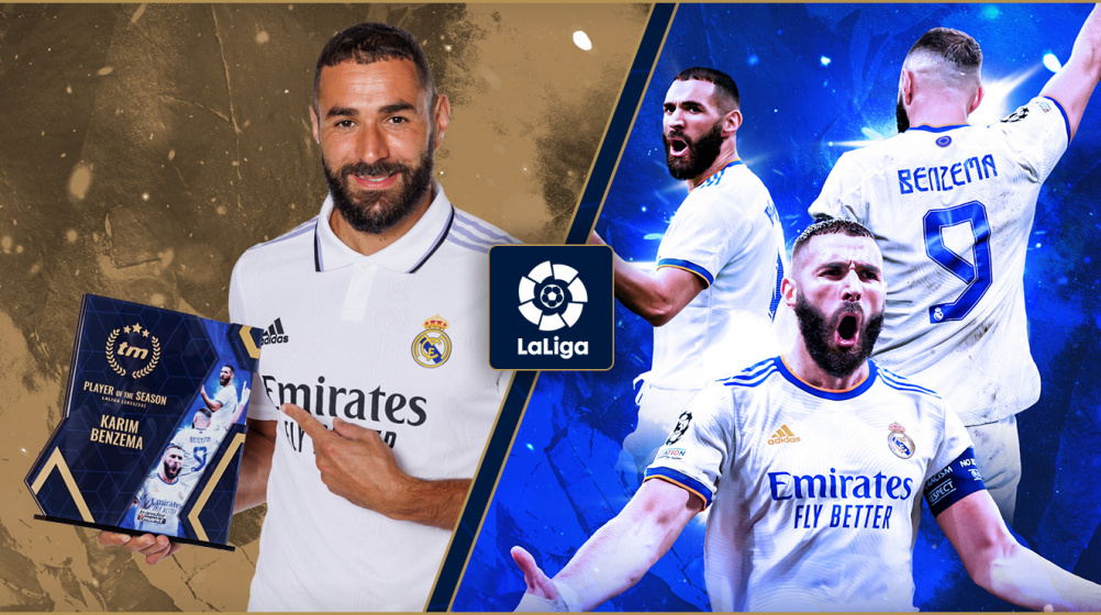 Real Madrid: Benzema von TM-Usern zum LaLiga-Spieler der Saison gewählt