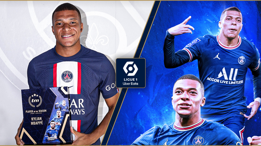 Von Transfermarkt-Usern gewählt: Mbappé ist Ligue-1-Spieler der Saison