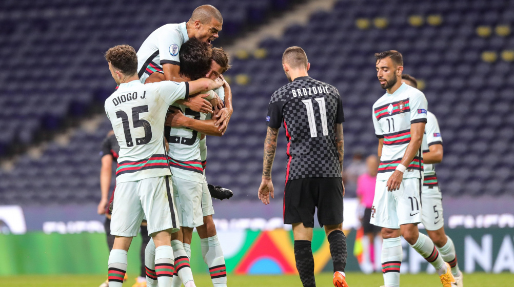 Favoritensiege in der Nations League - Portugal schlägt Vize-Weltmeister Kroatien klar