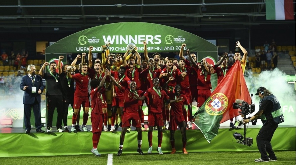 Portugal conta com quatro jogadores no 'onze' ideal do Euro2018 de sub-19