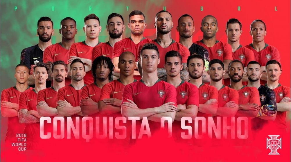Portugal mantém quarto lugar no último 'ranking' da FIFA antes do Mundial2018