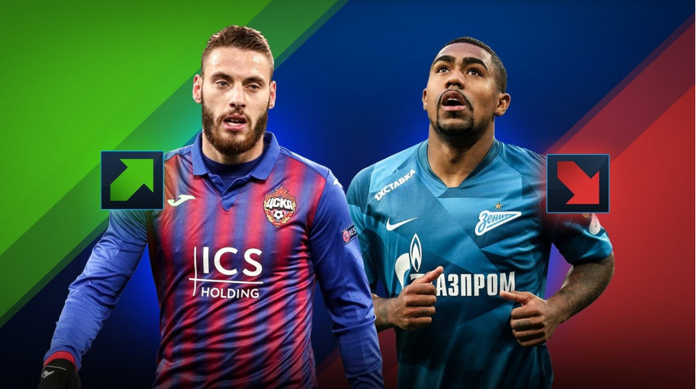 Market values Russia: Former Everton player Vlasic 1st now - Malcom the biggest loser