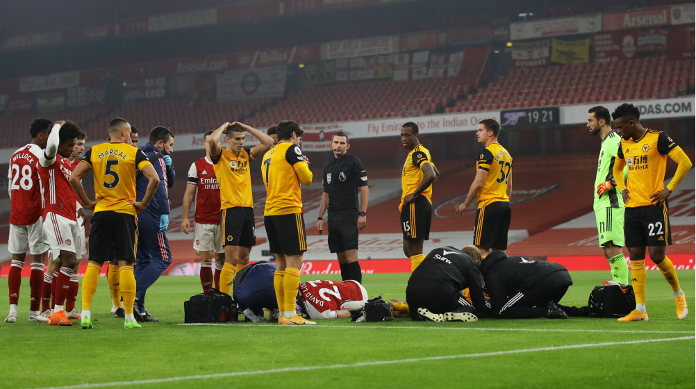 Wolverhampton siegt bei Arsenal – Jiménez mit Horror-Verletzung