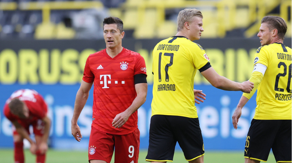 Duell der Ausnahmekönner Haaland und Lewandowski bei BVB vs. FC Bayern