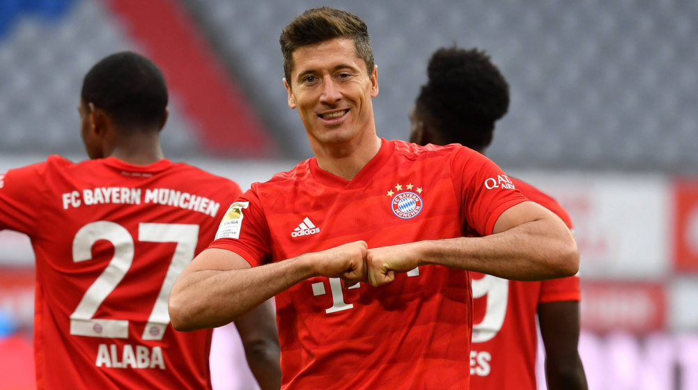 Puchar Niemiec - Bayern dzięki bramce Lewandowskiego zagra w finale