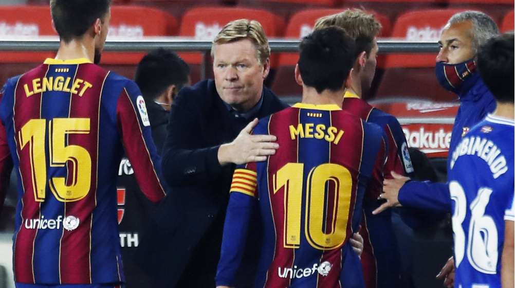 Koeman, sobre futuro de Messi en el Barça: “Hay que estar preocupado”