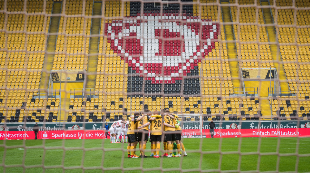Wegen Corona-Demos: Dynamo Dresdens Aufstiegsspiel verschoben 