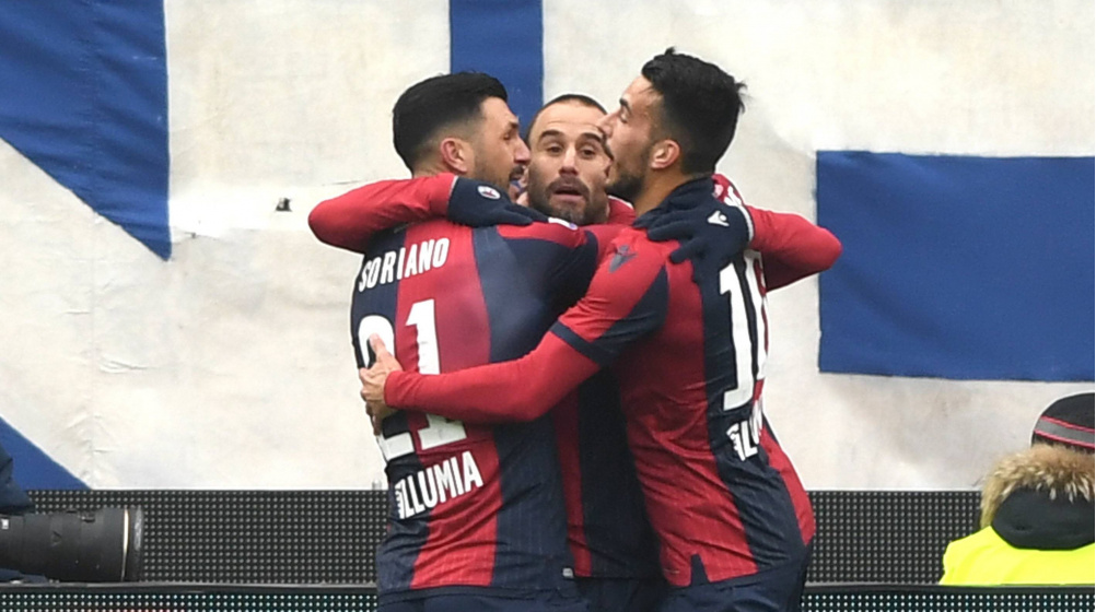 Bolognas Palacio absolviert sein 300. Spiel in der Serie A