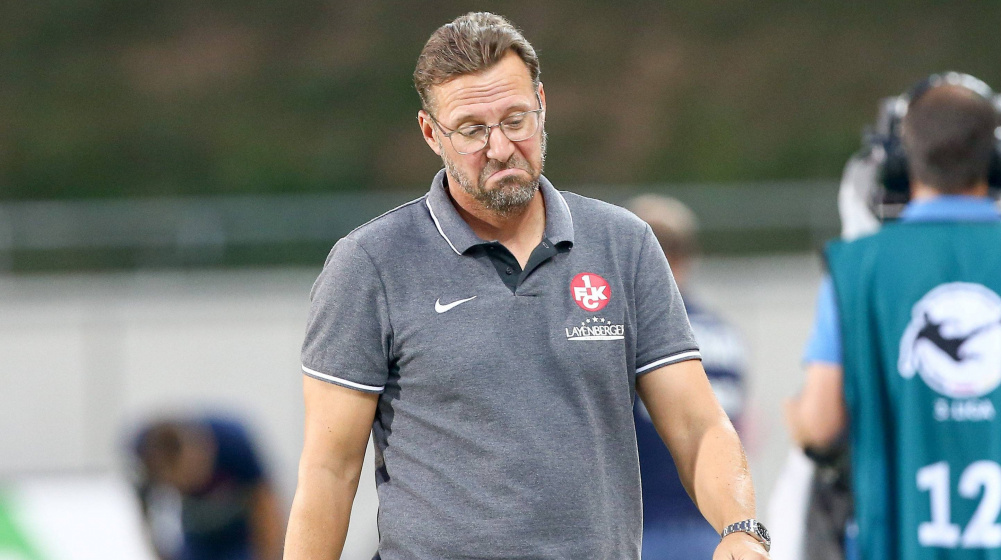 FCK-Trainer Hildmann vor Beurlaubung – Bader: „Ein solches Spiel dürfen wir nicht abliefern“
