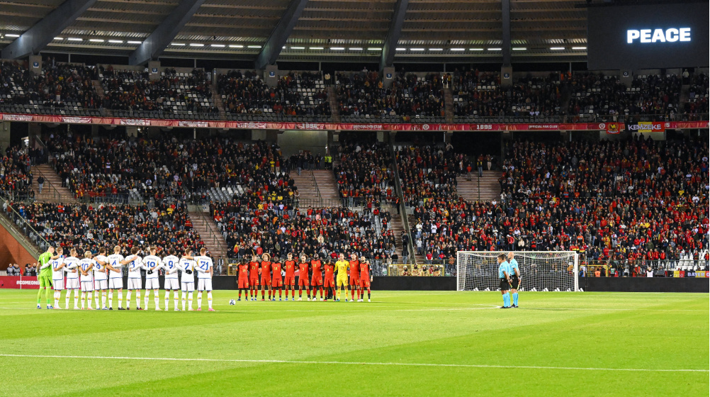 Abgebrochenes EM-Quali-Spiel Belgien vs. Schweden als Remis gewertet