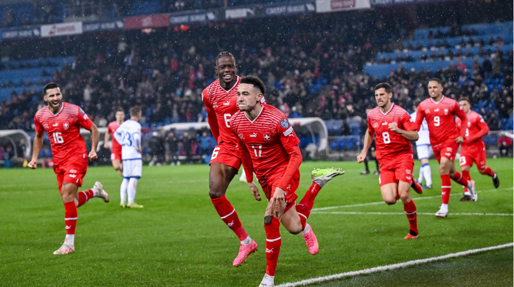 1:1 gegen den Kosovo reicht – Schweiz für EM qualifiziert 